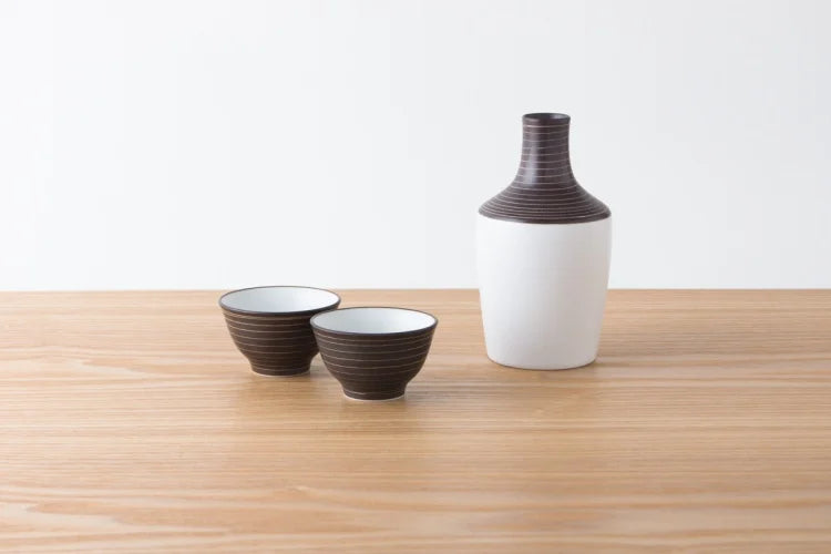 KIHARA -Sake Set Brown