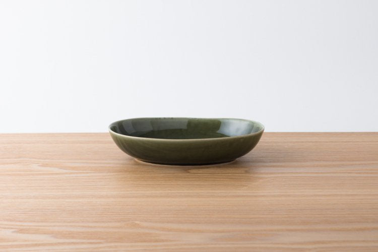 KIHARA - Oval Bowl S Green