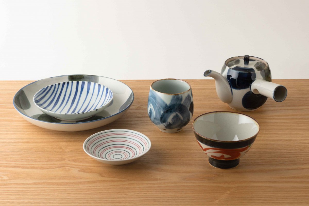 KIHARA - Tea Pot Circles/Lines