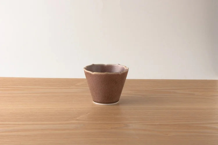 Kihara Soba Choco Flower cup Blue/Brown