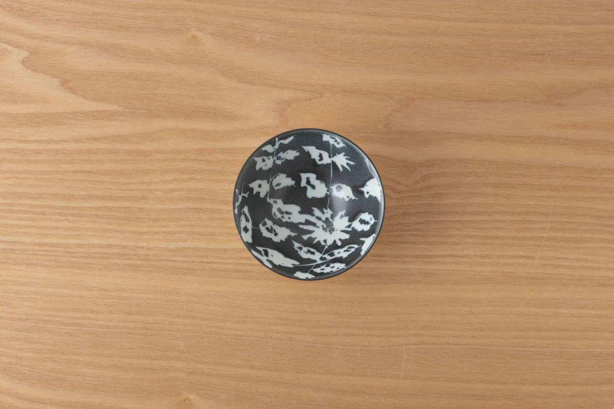 Kihara - Sake Cup shirosoka Keshiki 平盃 白草花