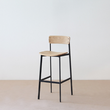 FLO - Angle Stool with Back Rest