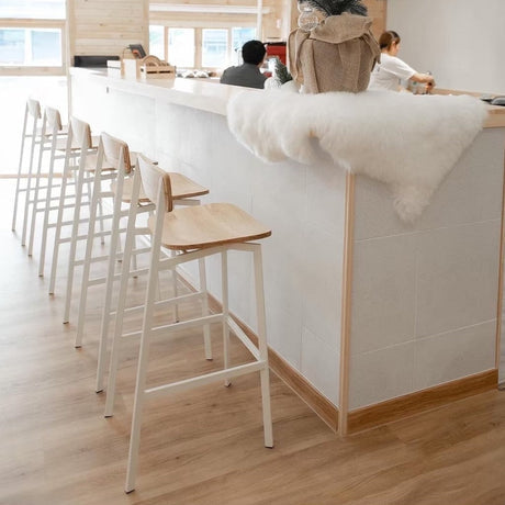 FLO - Angle Stool with Back Rest