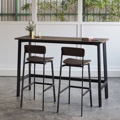 FLO - Angle Stool with Back Rest