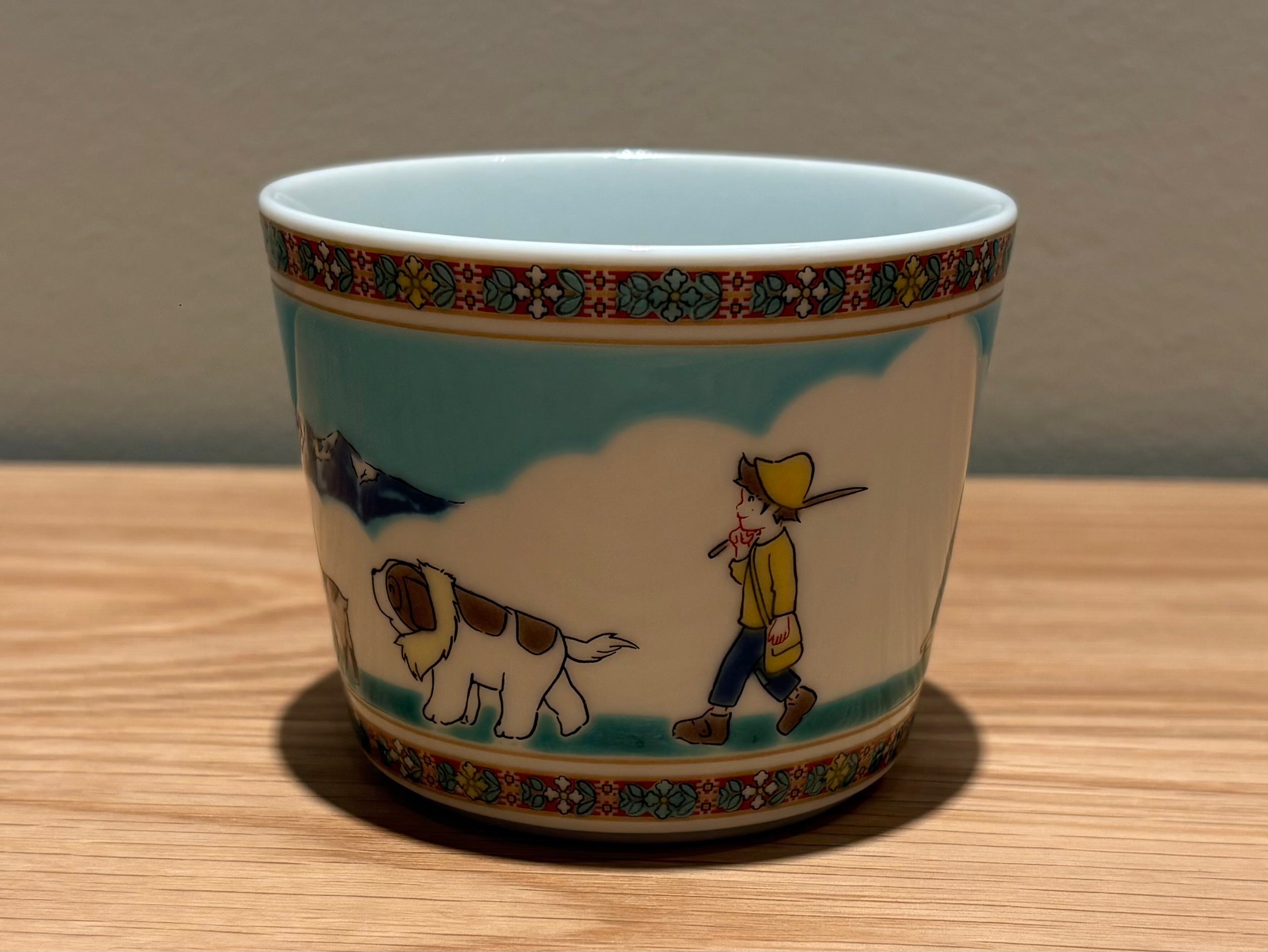 Kutani Ware Heidi, Girl of the Alps.