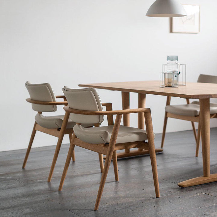 HIDA Sangyo - SEOTO-EX Chair with Arm (upholstered seat)