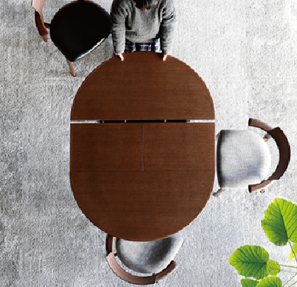 Nissin - Round Extendable Table (SOT-810.811.812-R)