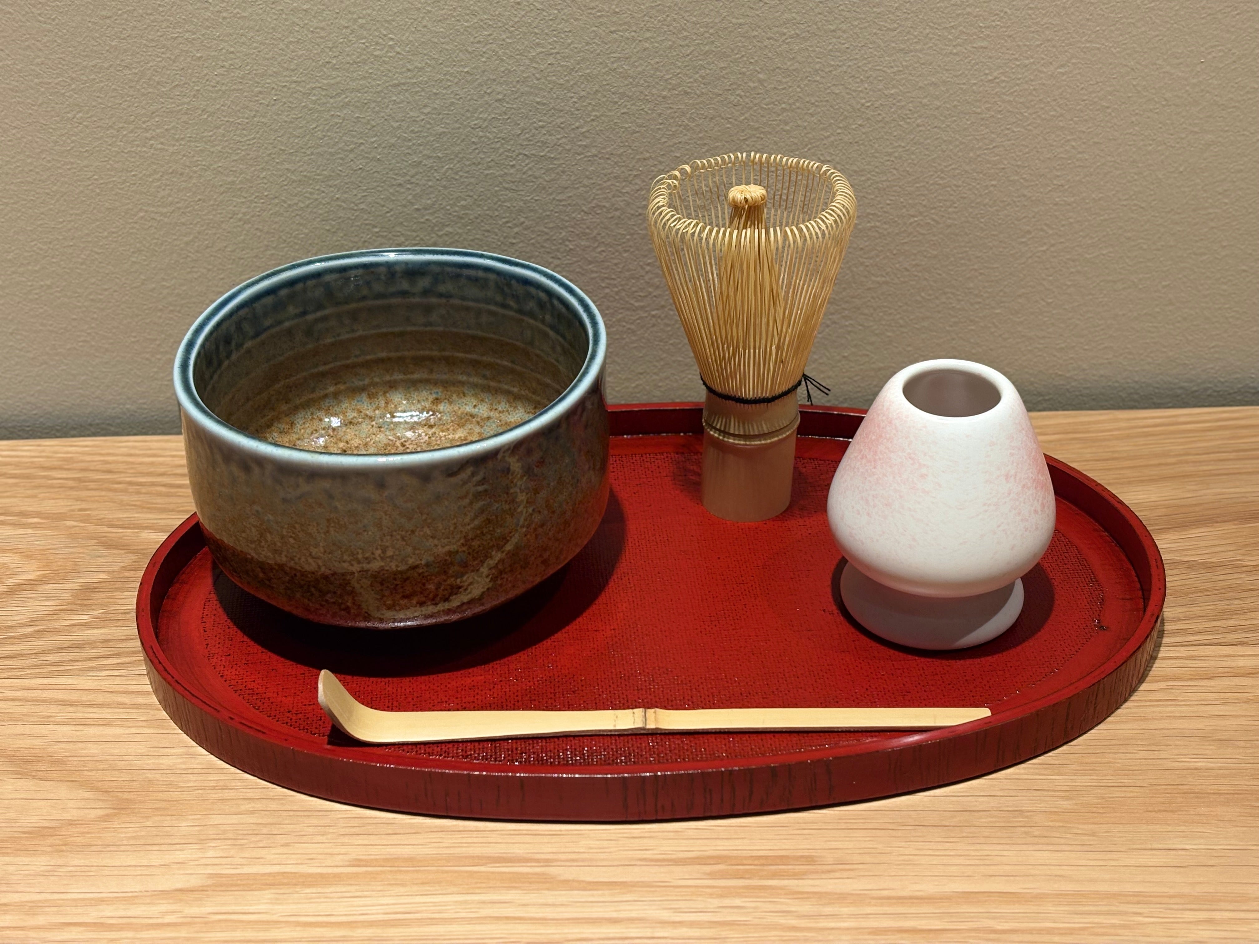 Matcha Set with Brown Cup