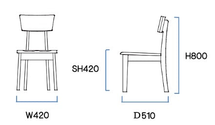 HASHIZUME - Himuka Dining Chair
