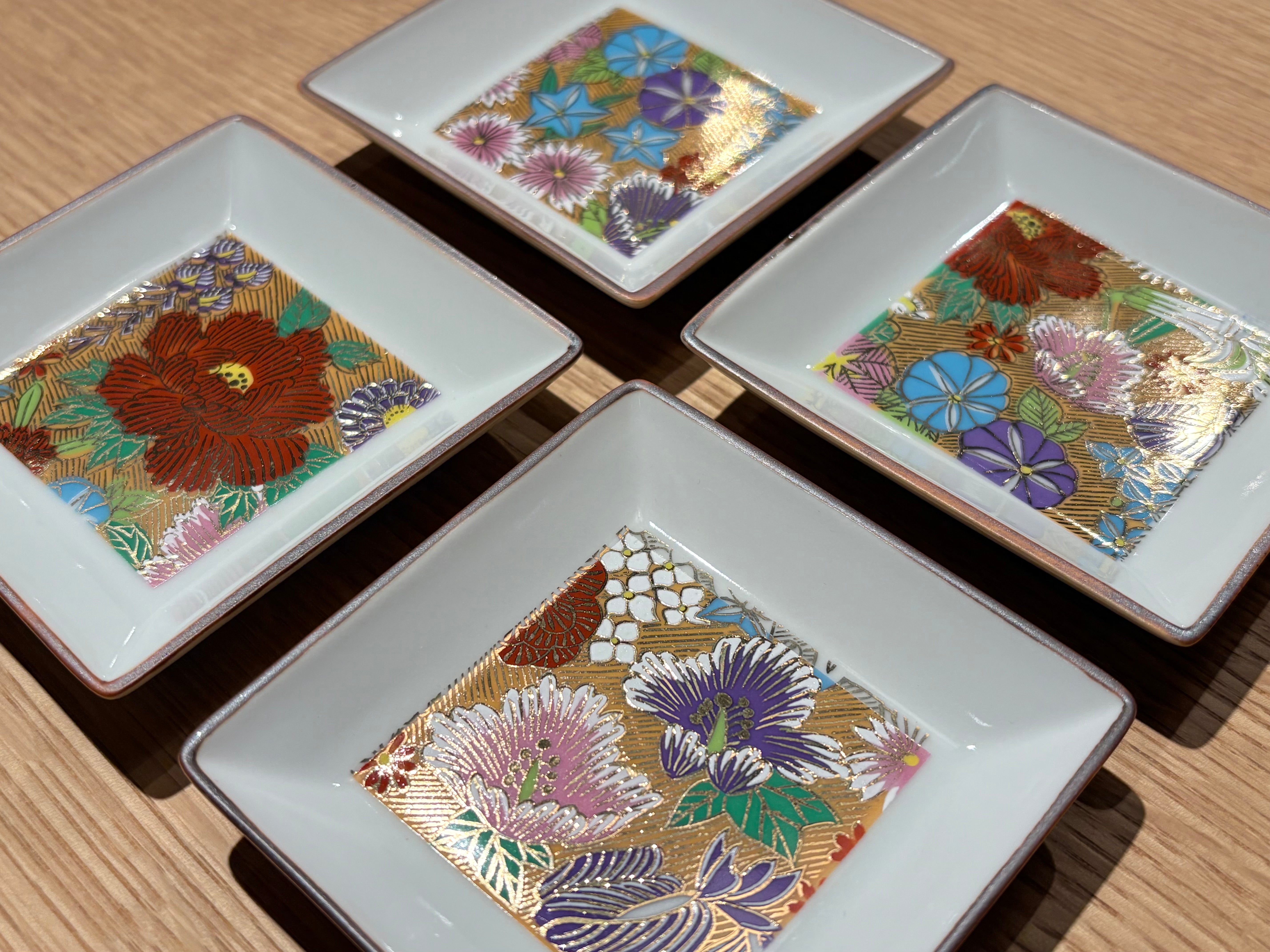 Kutani Ware- Flower Plate