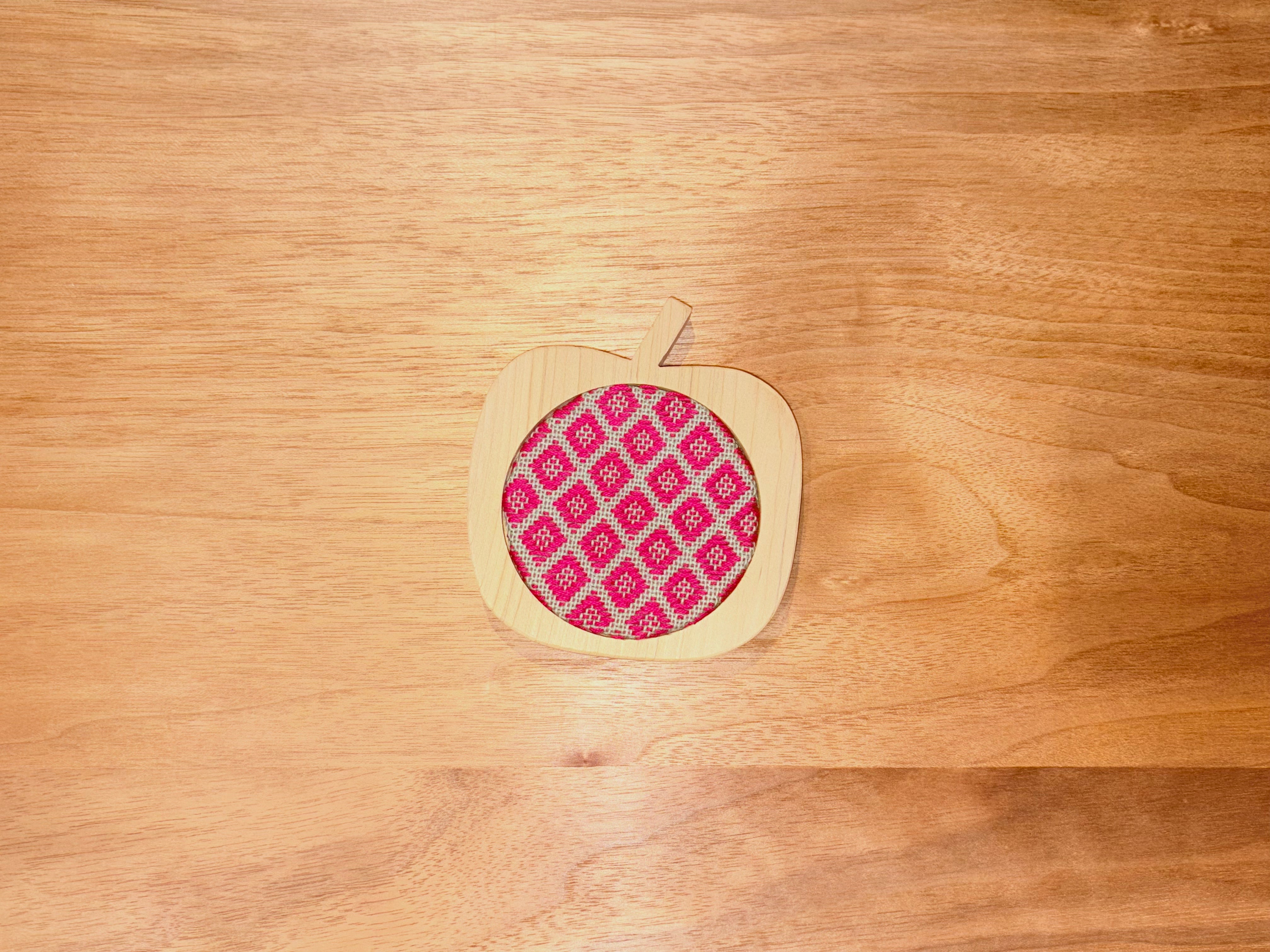 Wooden Fabric Coaster