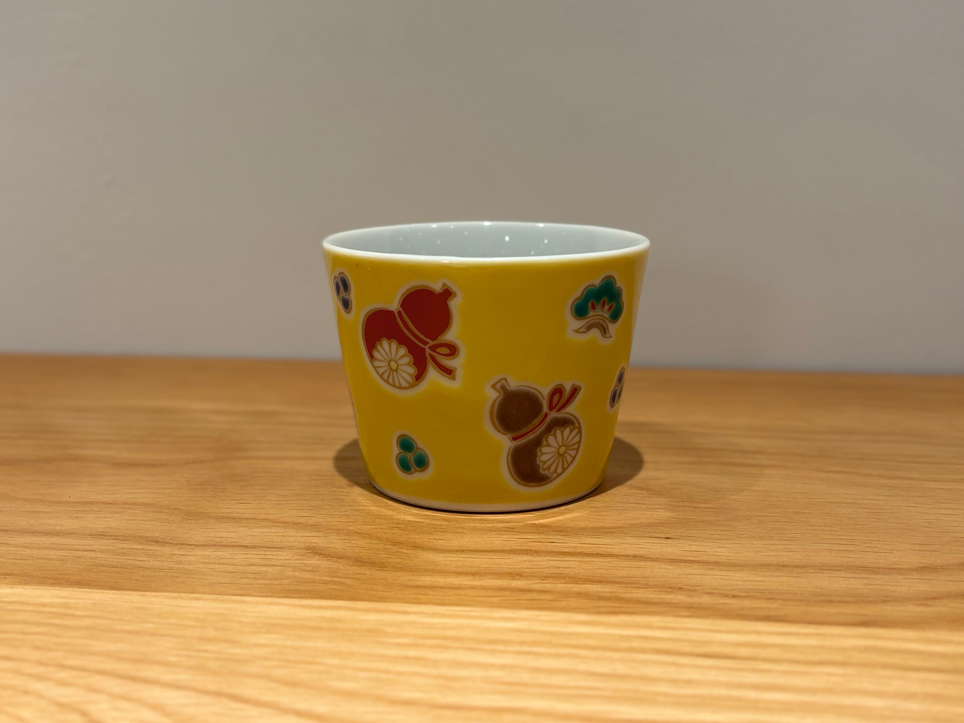 Kutani Ware- Cup Yellow
