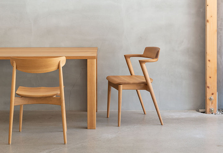 HIDA Sangyo - SEOTO Semi Armchair (upholstered seat)