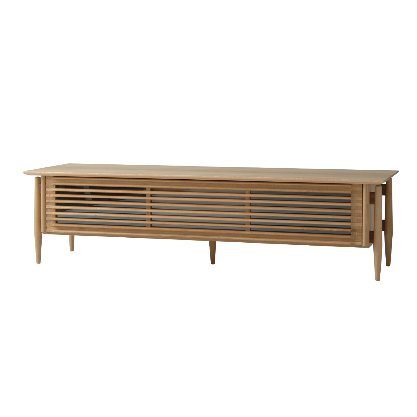 Nissin - White Wood TV Cabinet