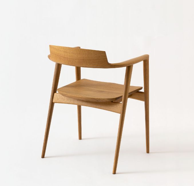 HIDA Sangyo - SEOTO Chair with Arm (upholstered seat)