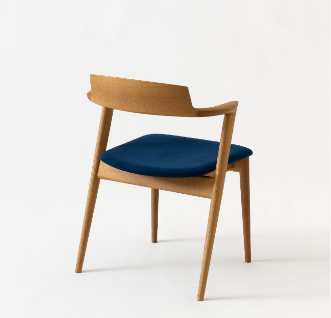 HIDA Sangyo - SEOTO Semi Armchair (upholstered seat)