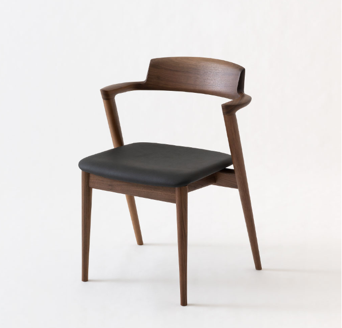 HIDA Sangyo - SEOTO Semi Armchair (upholstered seat)