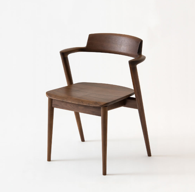 HIDA Sangyo - SEOTO Semi Armchair (upholstered seat)