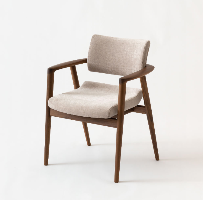 HIDA Sangyo - SEOTO-EX Chair with Arm (upholstered seat)