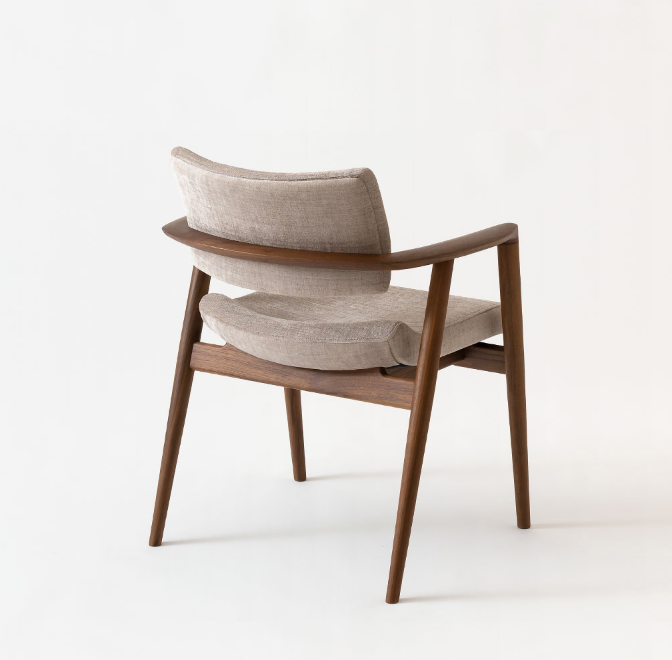 HIDA Sangyo - SEOTO-EX Chair with Arm (upholstered seat)