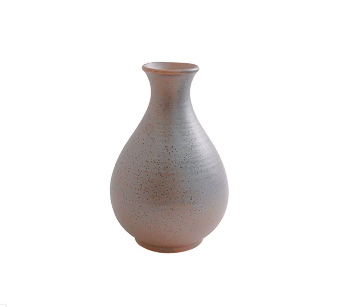 Sake Collection Black Shigaraki Sake Bottle (Large)