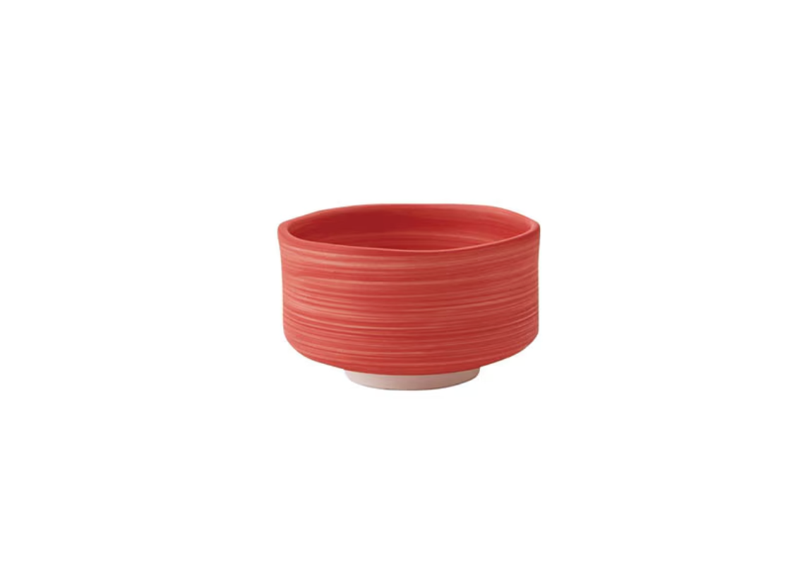 FUDEMAKI Small Matcha Bowl Red