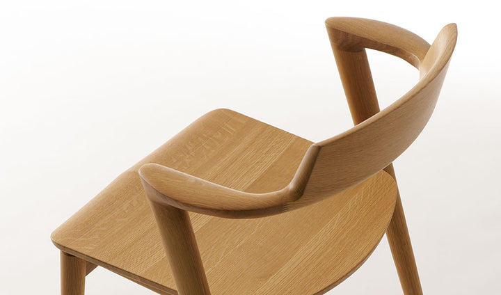 HIDA Sangyo - SEOTO Semi Armchair (upholstered seat)