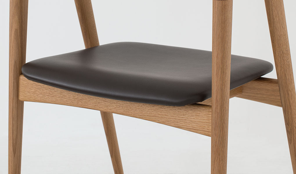 HIDA Sangyo - SEOTO Chair with Arm (upholstered seat)