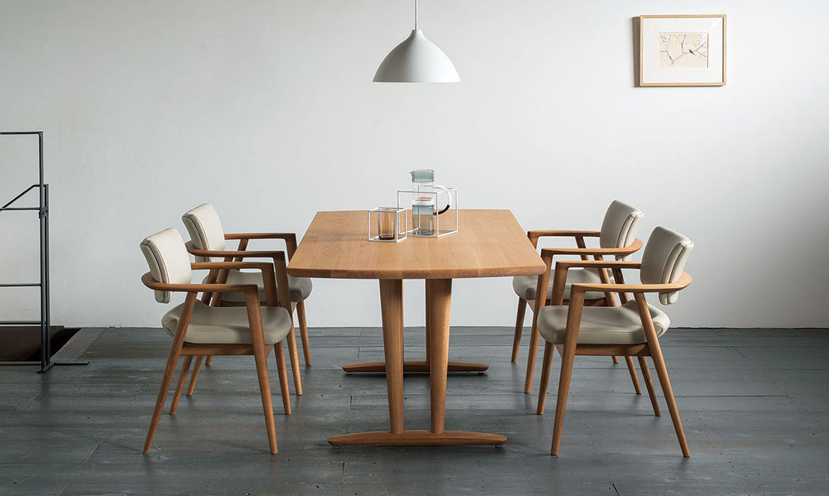 HIDA Sangyo - SEOTO-EX Chair with Arm (upholstered seat)