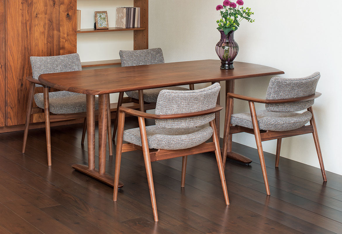 HIDA Sangyo - SEOTO-EX Chair with Arm (upholstered seat)