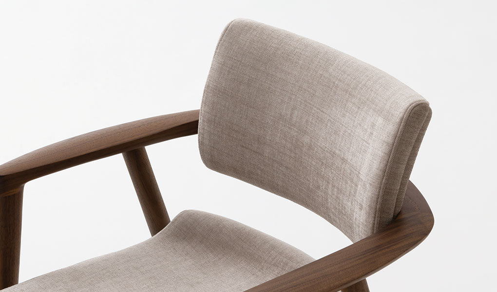 HIDA Sangyo - SEOTO-EX Chair with Arm (upholstered seat)