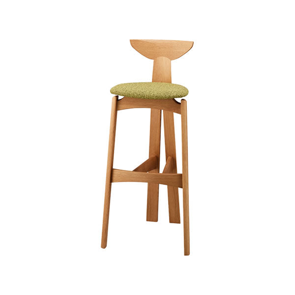 shirakawa - Counter Chair Fabric Seat (S-076, S-077, S-078)