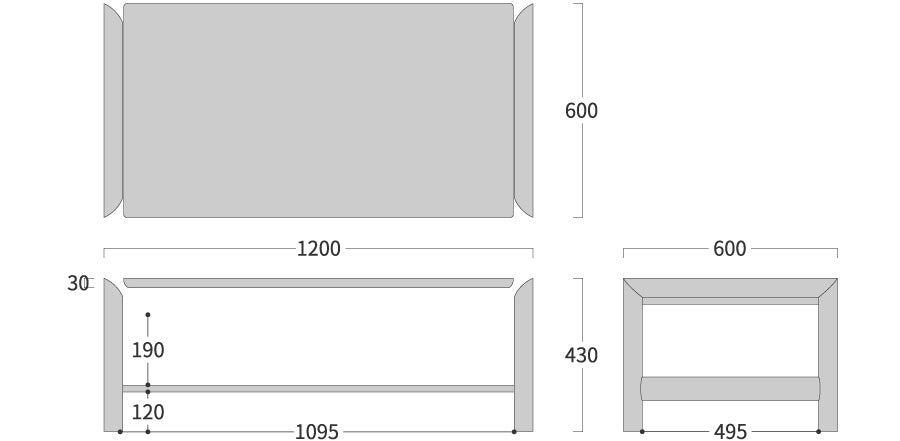 shirawaka - Living Table LT-8834/8844