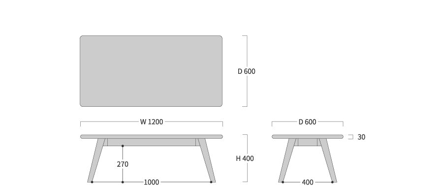 shirakawa - Living Table LT-5790/5775/5740/5733