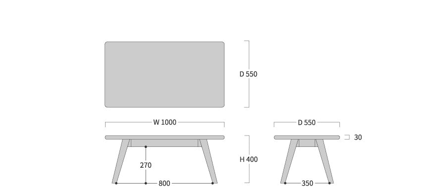 shirakawa - Living Table LT-5790/5775/5740/5733