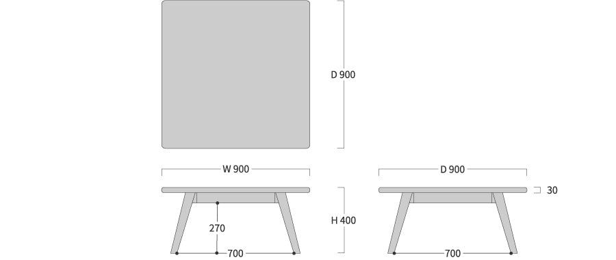 shirakawa - Living Table LT-5790/5775/5740/5733