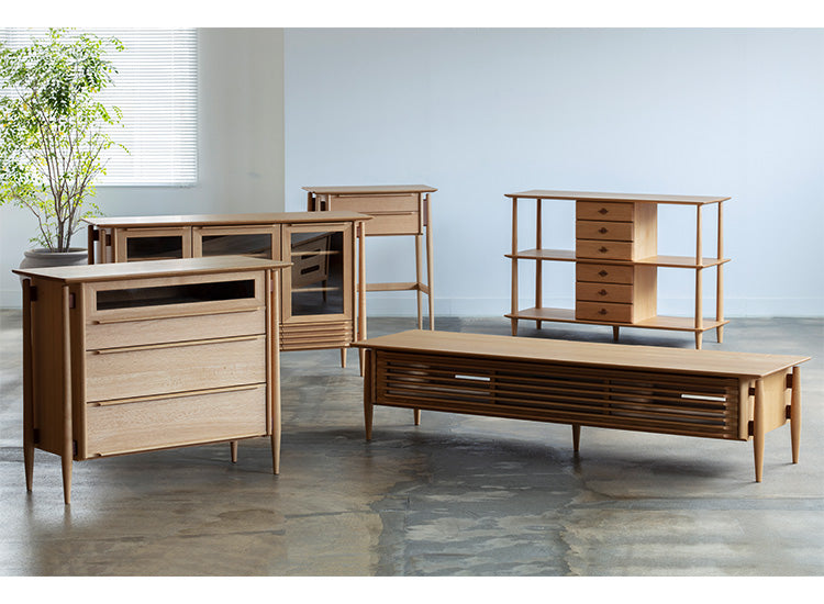 Nissin - White Wood Cabinet