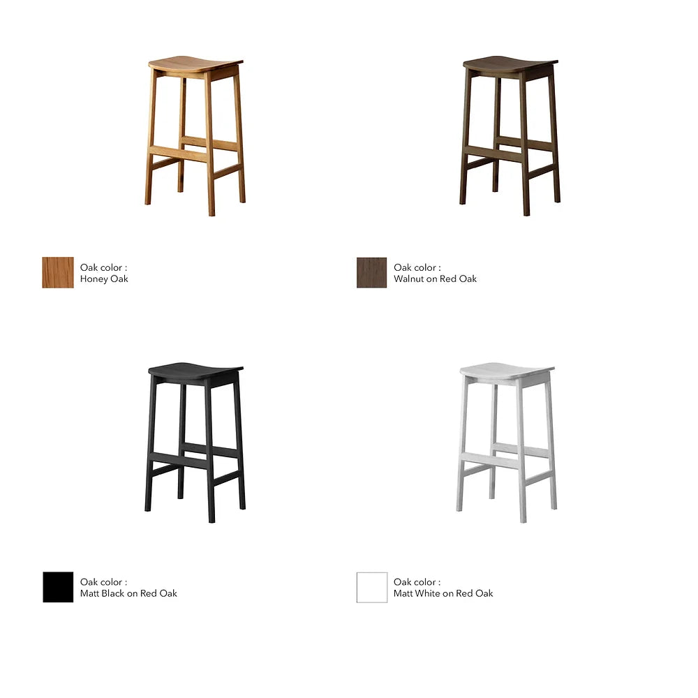 FLO - Dinsor Bar Stool without Back Rest