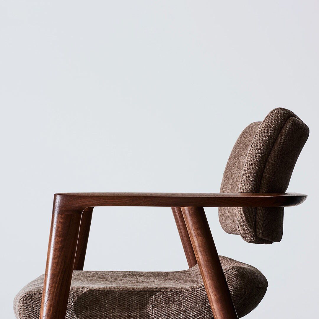 HIDA Sangyo - SEOTO-EX Chair with Arm (upholstered seat)