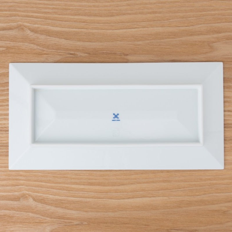 KIHARA -  Oblong Plate Houen white