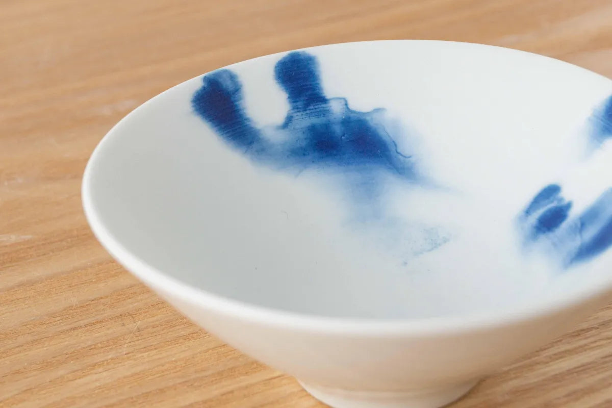 Kihara - Sake Cup  Suiryu Keshiki 平盃 水流