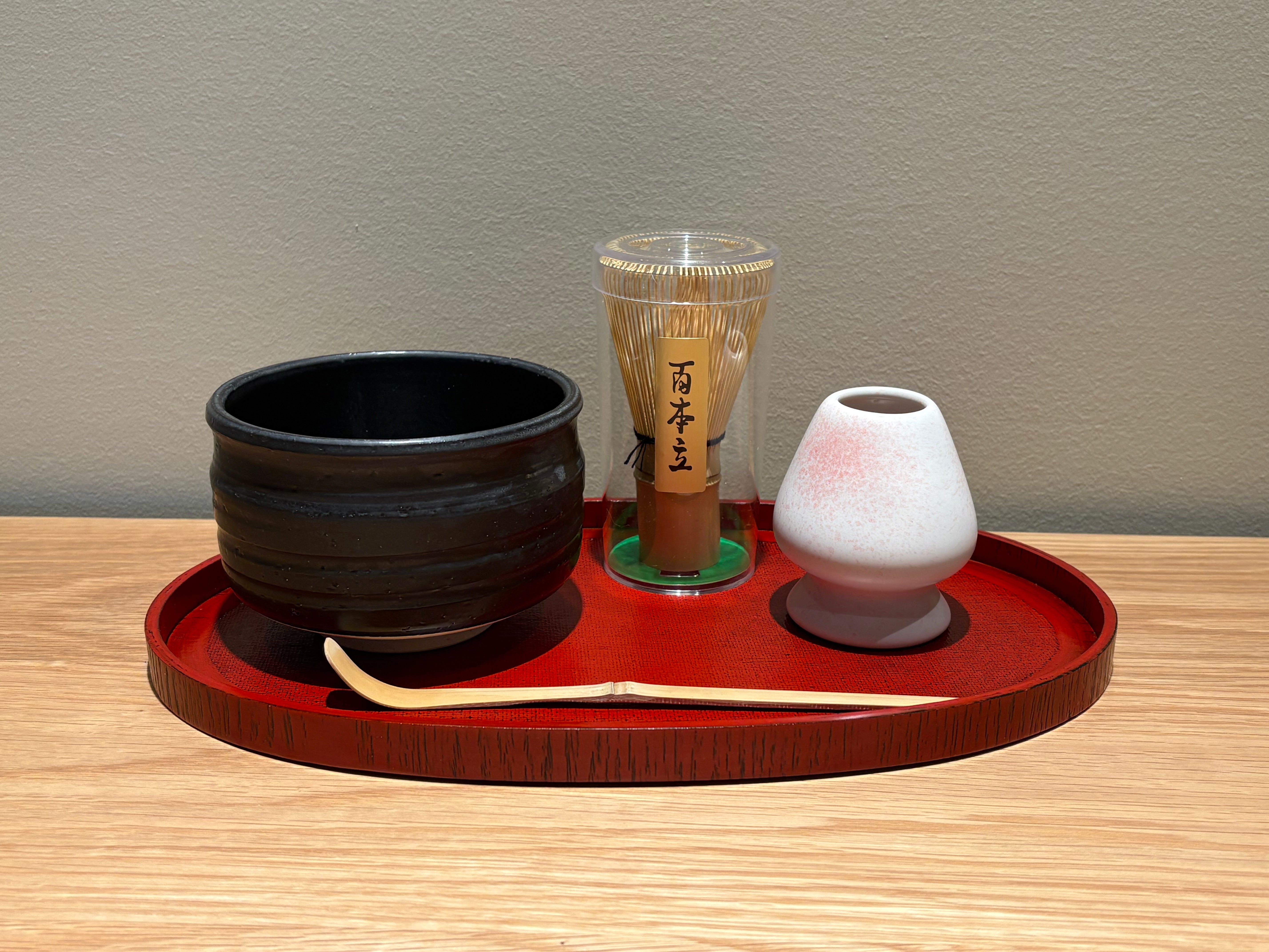 Black Matcha Bowl set