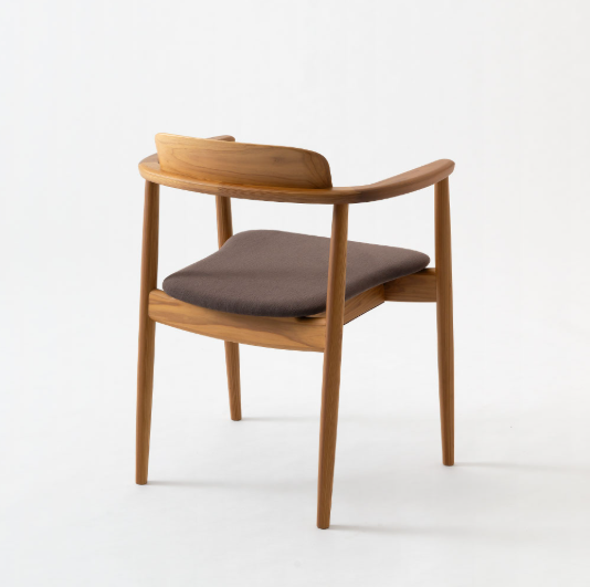 HIDA Sangyo - Contract Collection Chair with Arm (upholstered seat) / Kasane