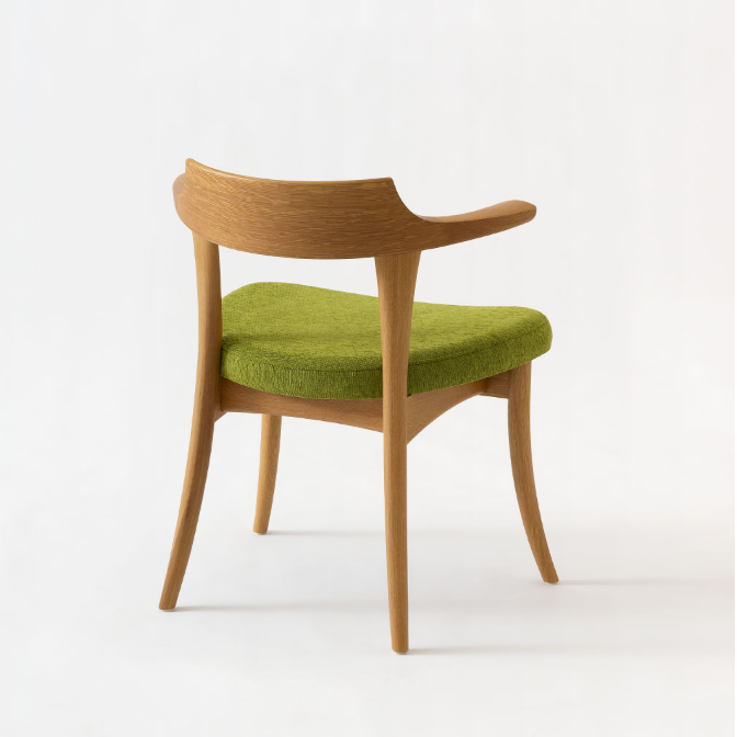 HIDA Sangyo - Crescent Semi Armchair LW