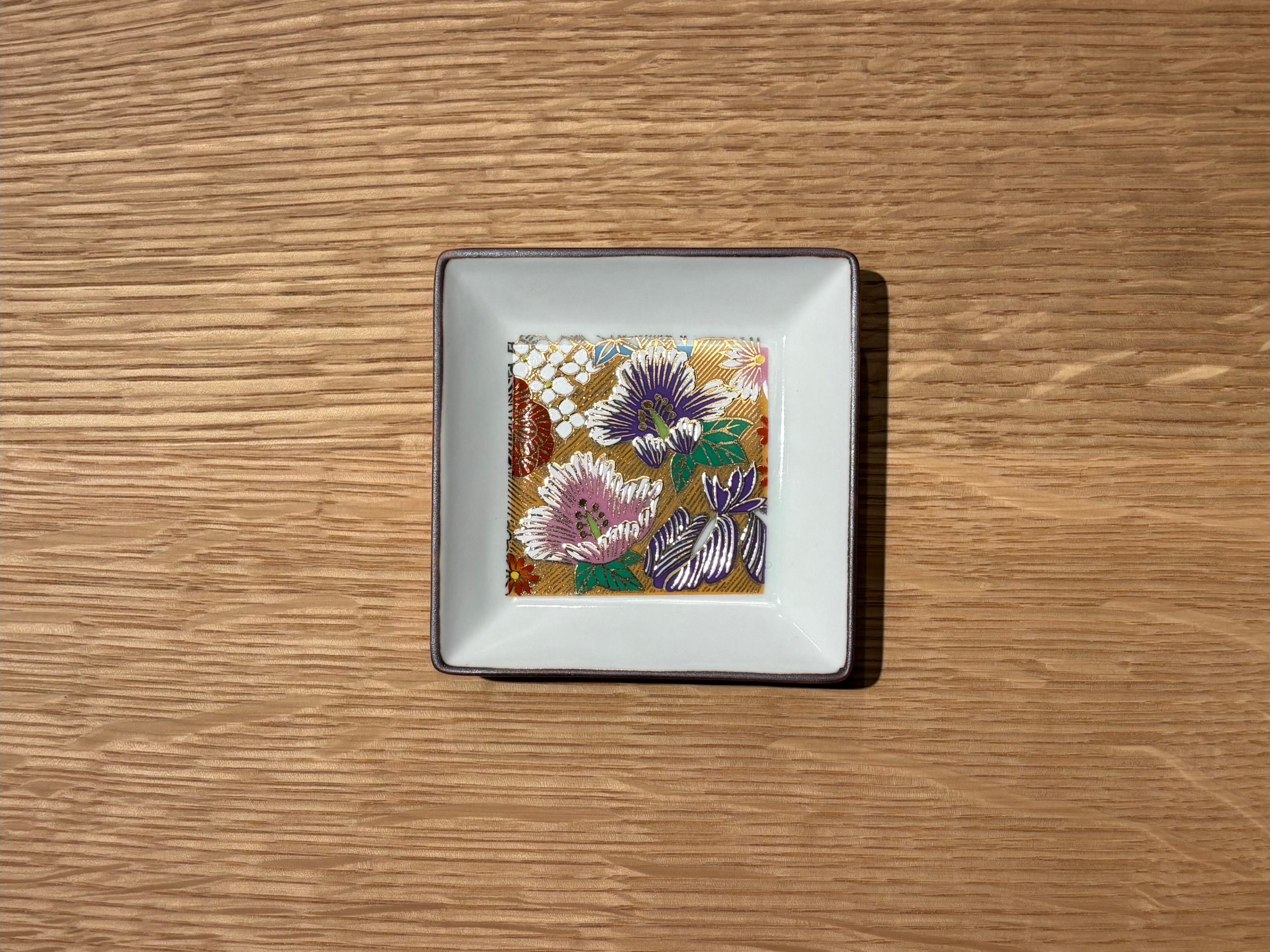 Kutani Ware- Flower Plate