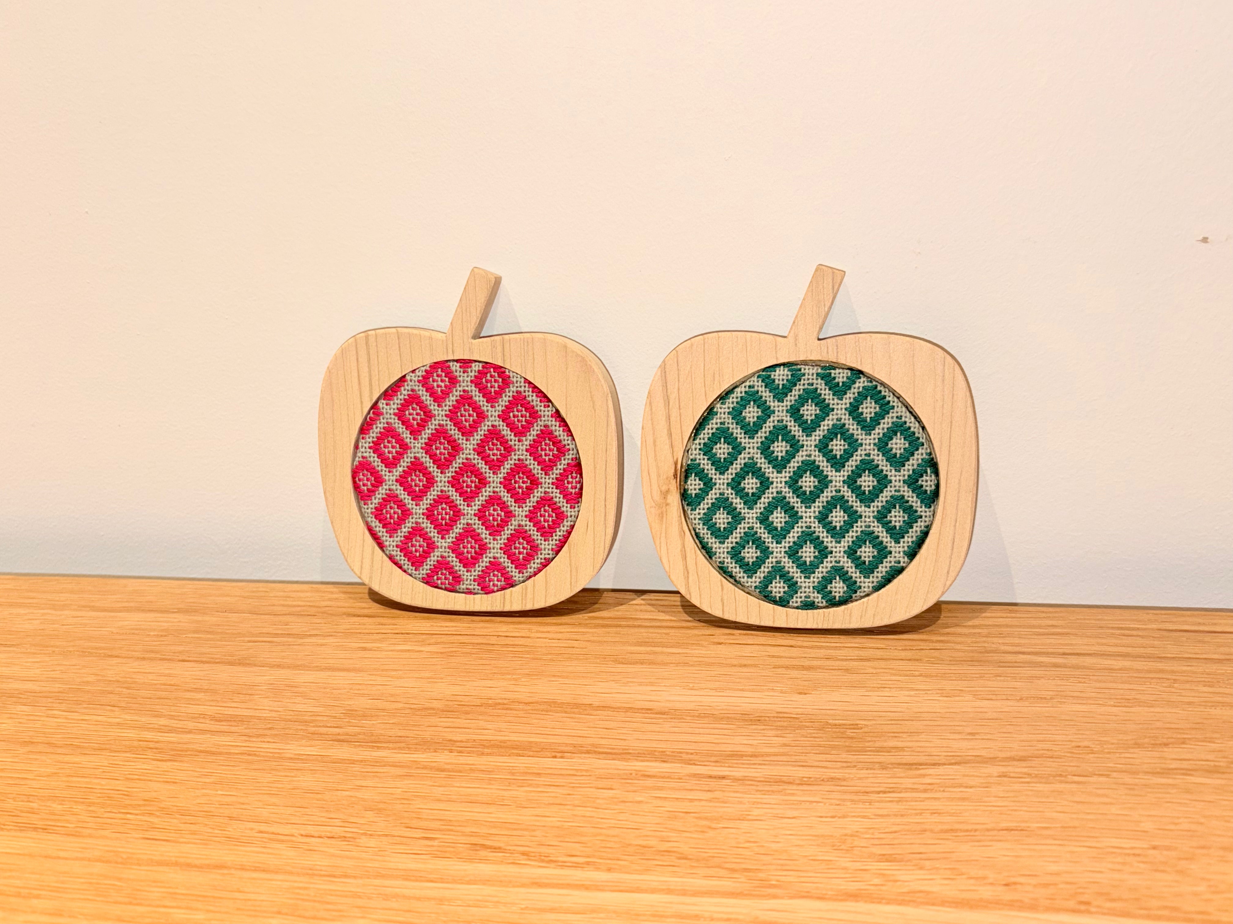 Wooden Fabric Coaster