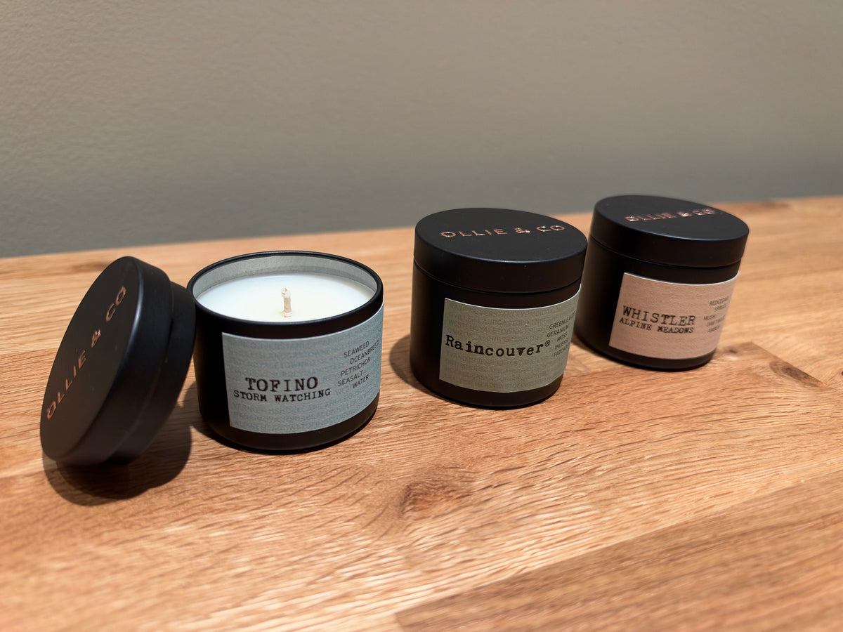Ollie & Co. Candle ( Raincouver Collection)