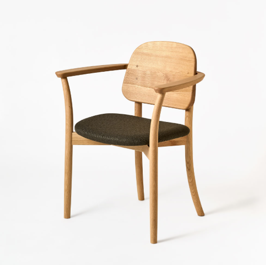 HIDA Sangyo - KEI Chair with Arm (upholstered seat)