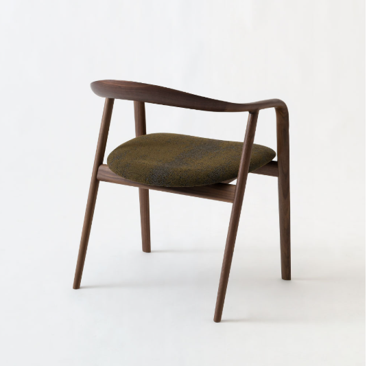 HIDA Sangyo - Kumahida Chair with Arm (upholstered seat)