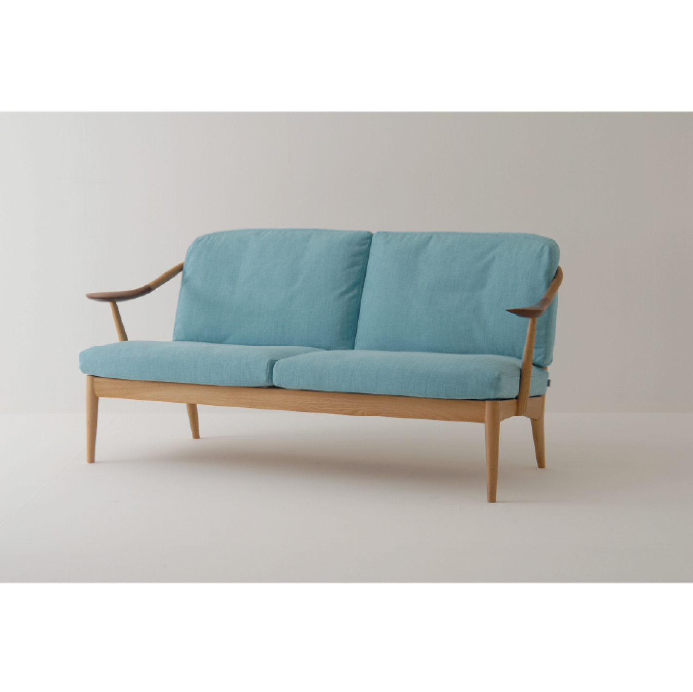 Nissin - White Wood Sofa